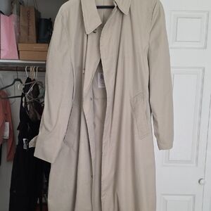 London Fog Men's Light Beige Trench Coat